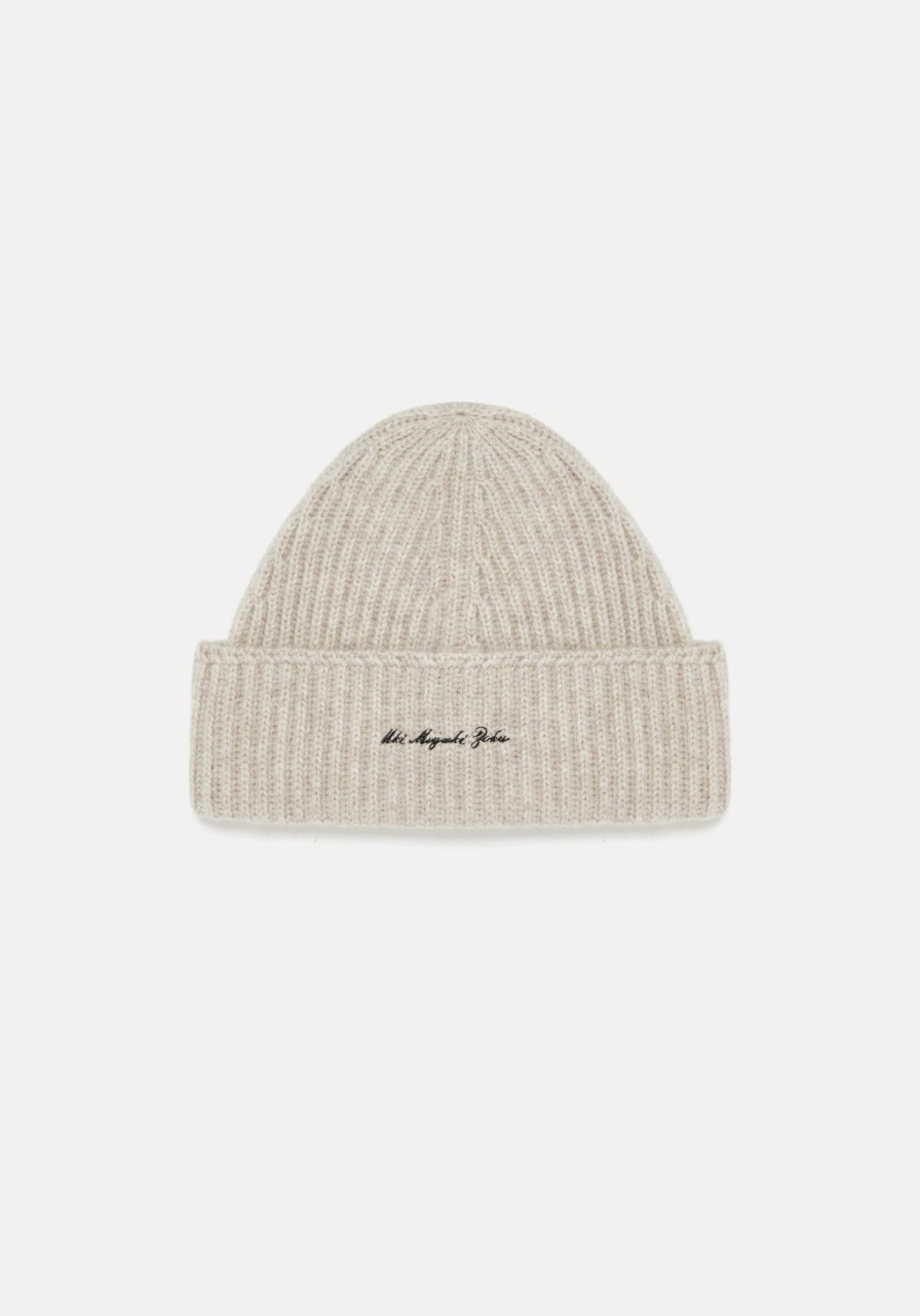 ACCESSORIES MKI MIYUKI ZOKU | Mki Cashmere Ribbed Beanie