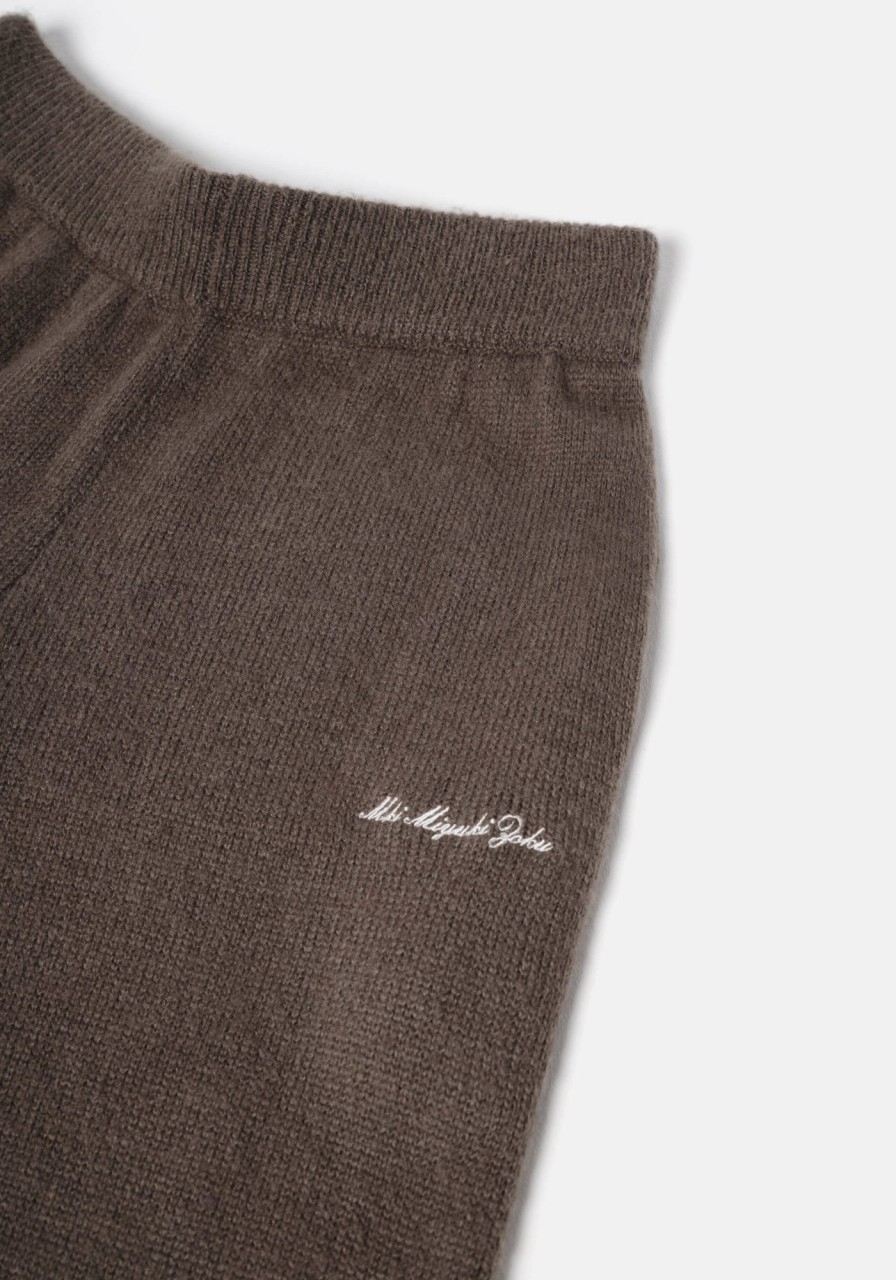 BOTTOMS MKI MIYUKI ZOKU | Mki Mohair Blend Knit Trousers