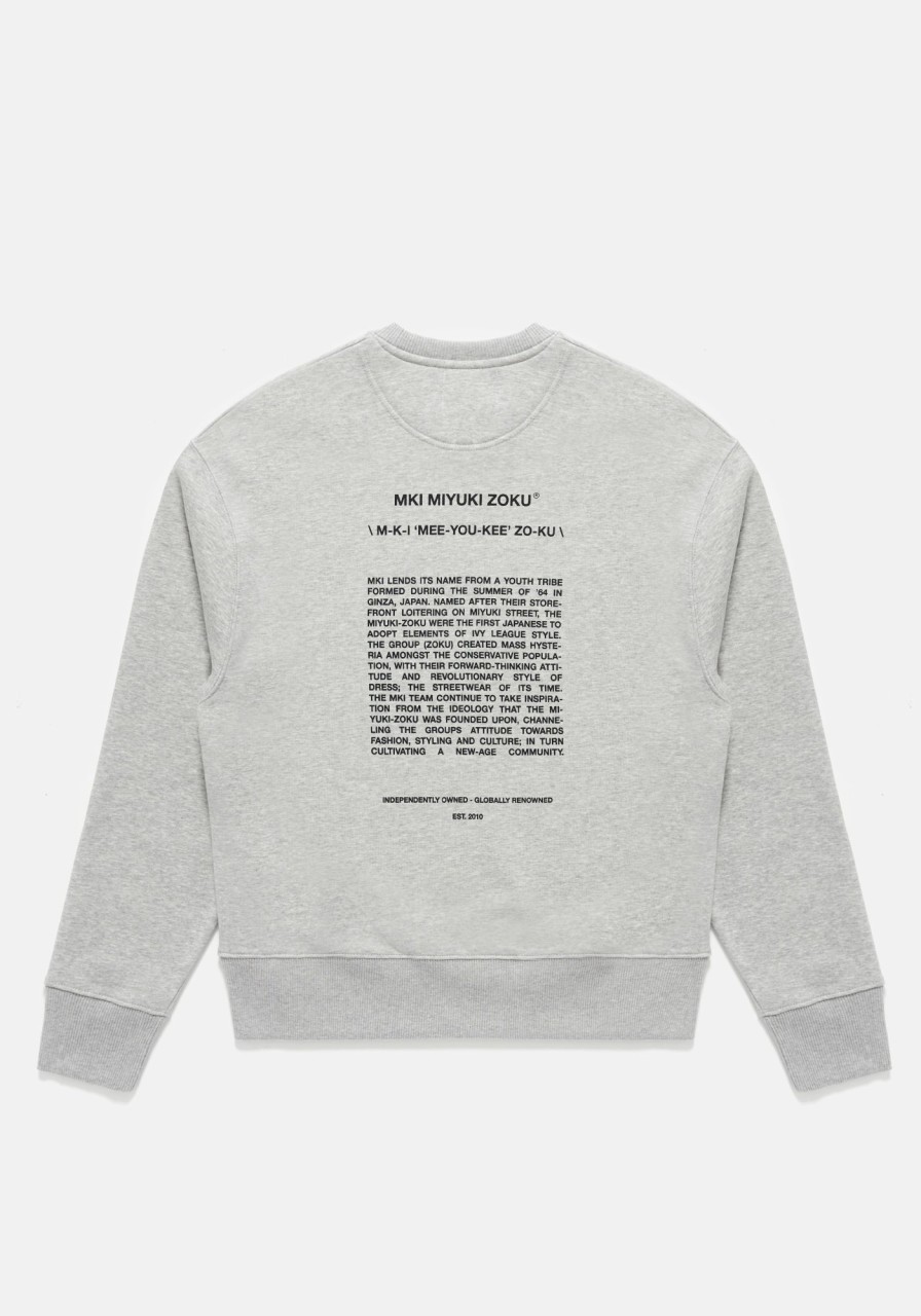 TOPS MKI MIYUKI ZOKU | Mki Phonetic Crewneck