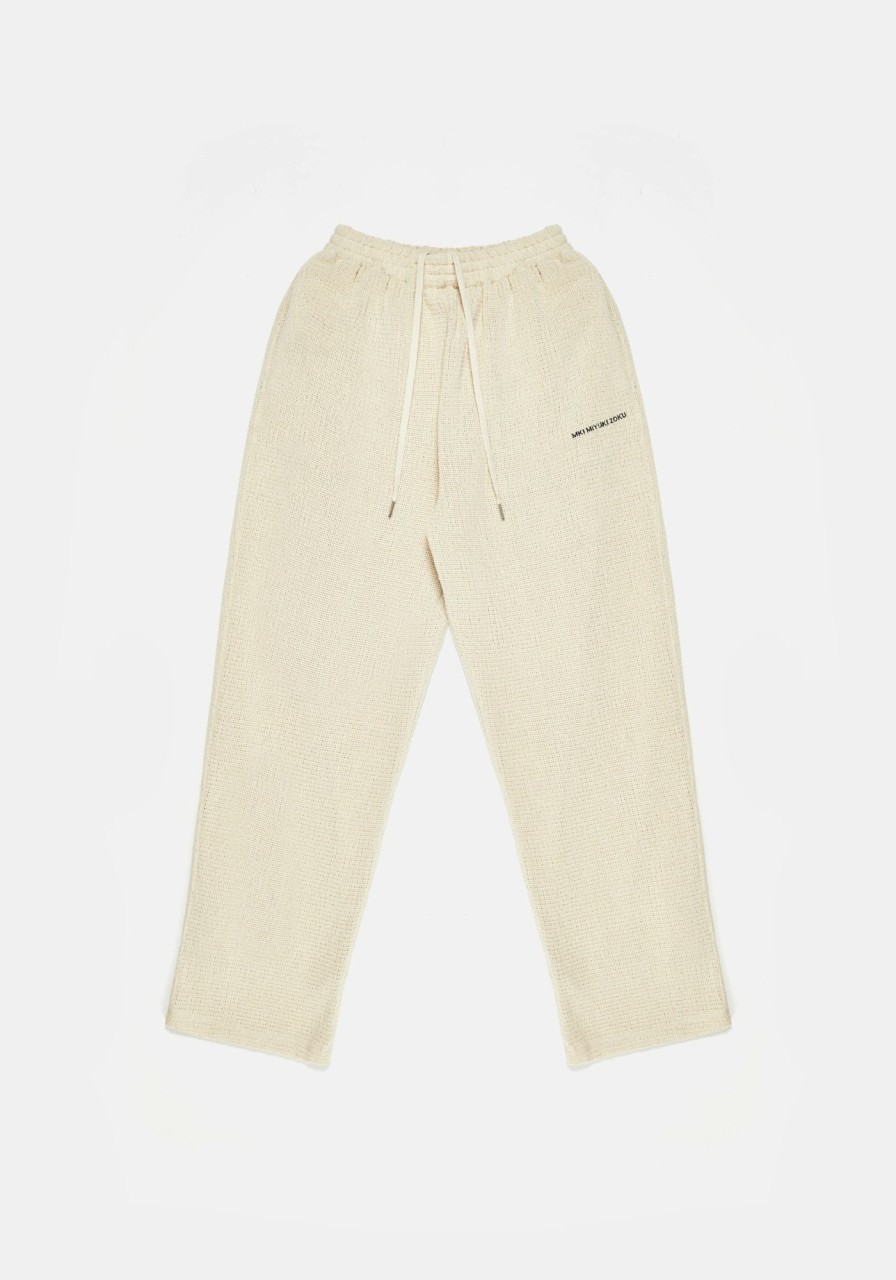 BOTTOMS MKI MIYUKI ZOKU | Mki Loose Weave Trousers