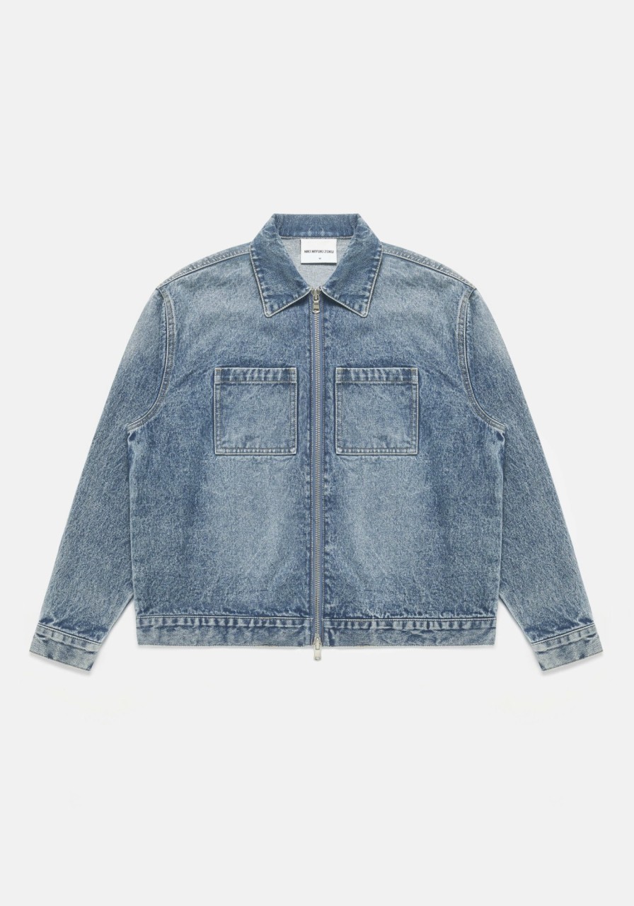 OUTERWEAR MKI MIYUKI ZOKU | Mki 16Oz Denim Rider Jacket