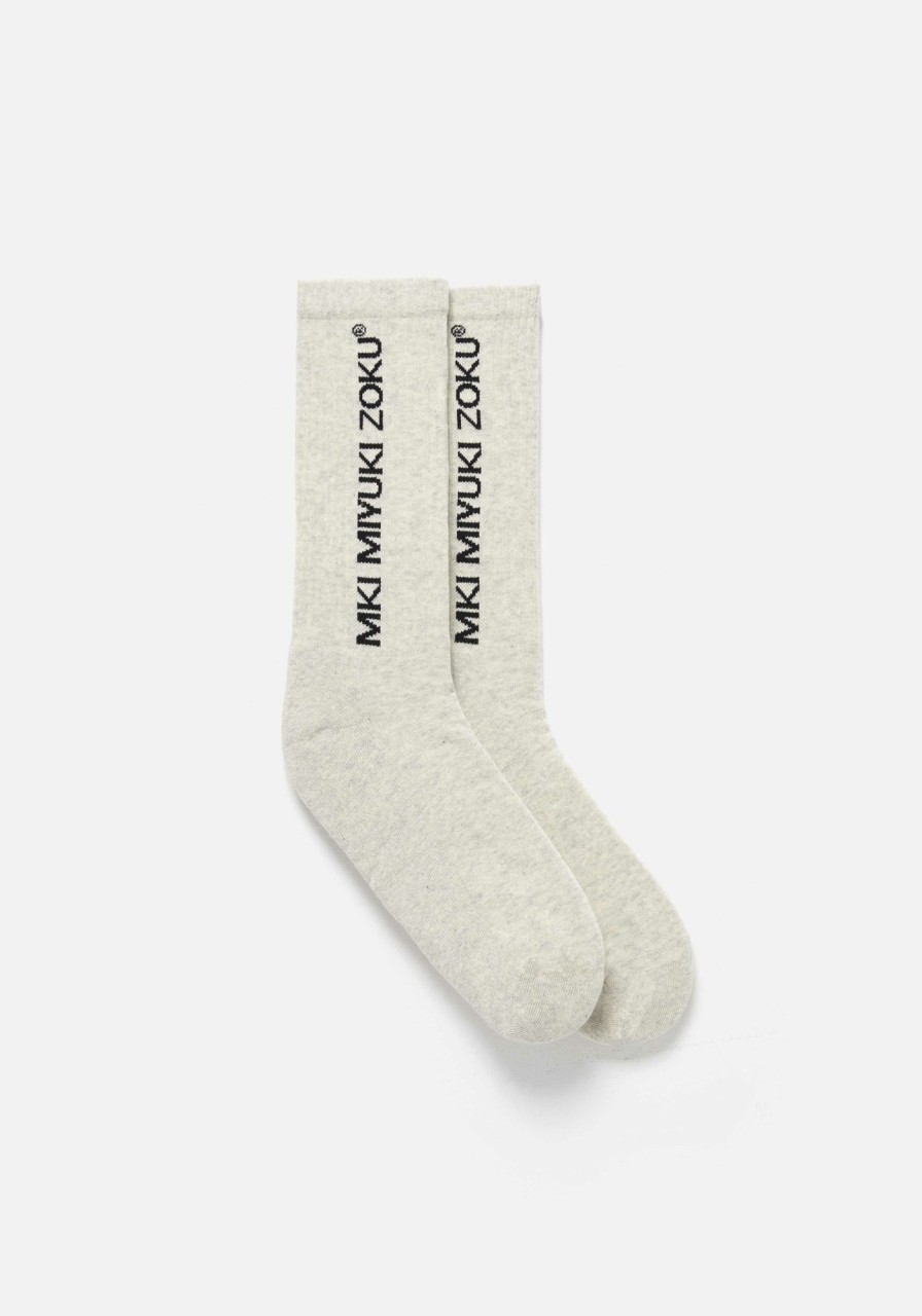 ACCESSORIES MKI MIYUKI ZOKU | Mki Registered Large Logo Socks