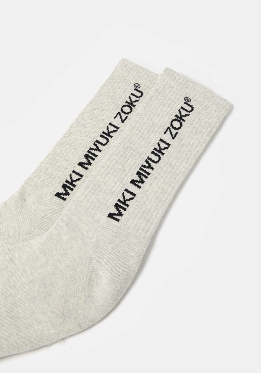 ACCESSORIES MKI MIYUKI ZOKU | Mki Registered Large Logo Socks