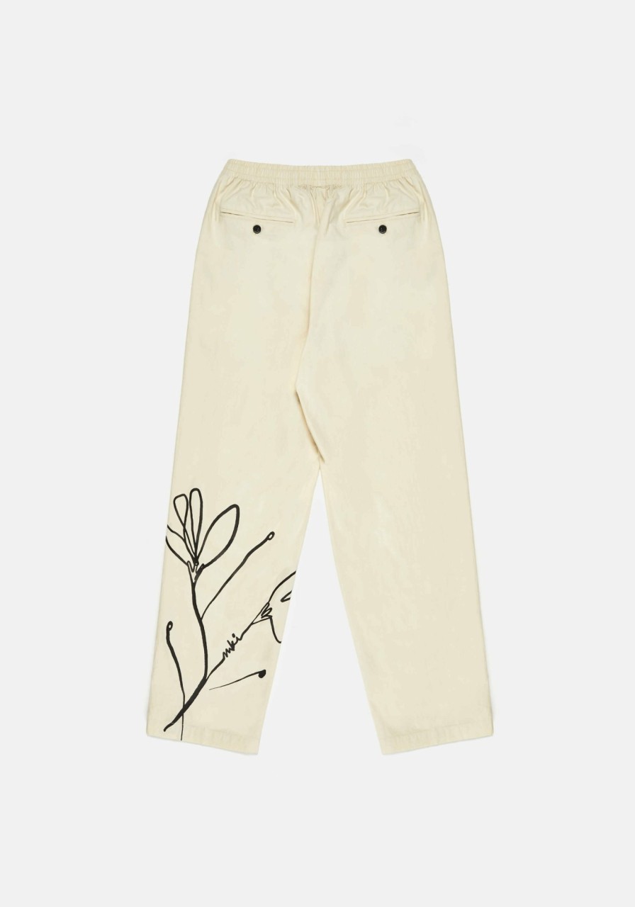 BOTTOMS MKI MIYUKI ZOKU | Mki Floral Cotton Linen Trousers