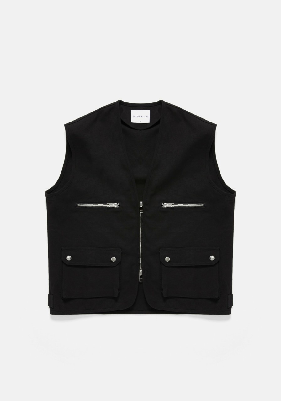 OUTERWEAR MKI MIYUKI ZOKU | Mki Canvas Work Vest