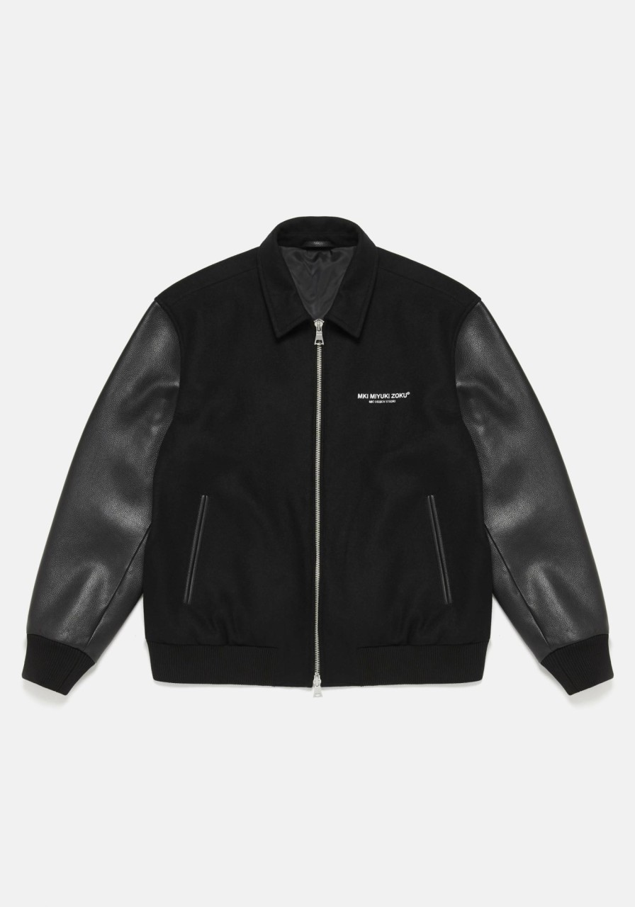 OUTERWEAR MKI MIYUKI ZOKU | Mki Ndm Leather Varsity