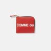 ACCESSORIES MKI MIYUKI ZOKU | Comme Des Garcons Huge Logo Half Zip Wallet