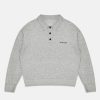 TOPS MKI MIYUKI ZOKU | Mki Lightweight Mohair Knit Polo Longsleeve