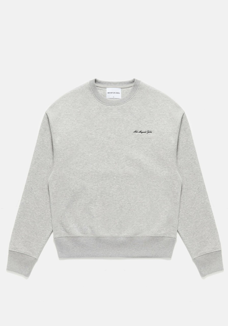 TOPS MKI MIYUKI ZOKU | Mki Embroidered Embassy Crewneck