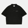 TOPS MKI MIYUKI ZOKU | Mki Lightweight Mohair Knit Polo Shirt