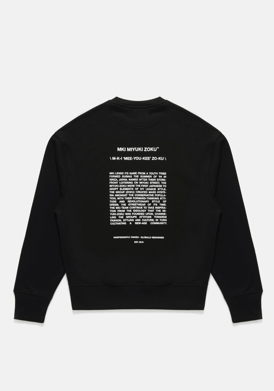 TOPS MKI MIYUKI ZOKU | Mki Phonetic Crewneck