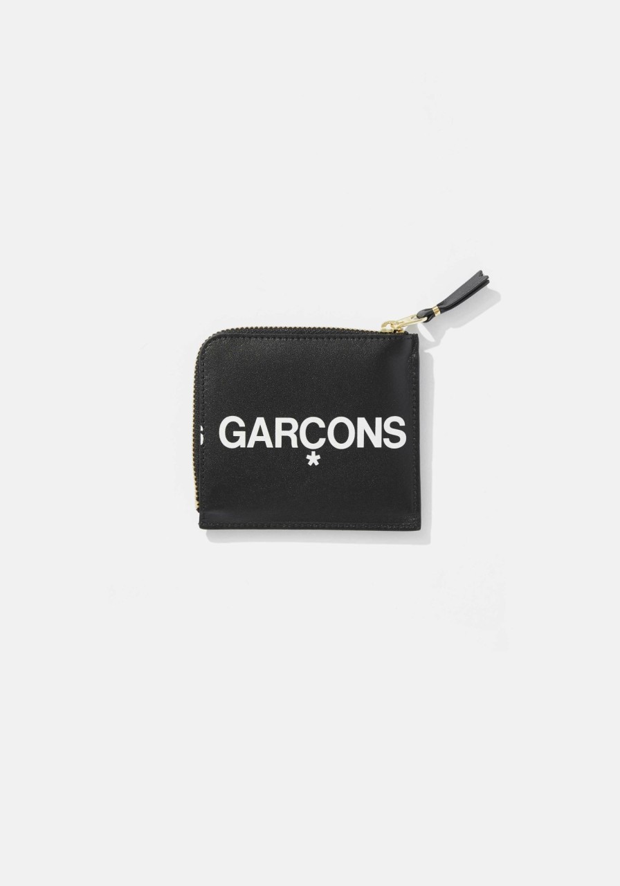 ACCESSORIES MKI MIYUKI ZOKU | Comme Des Garcons Huge Logo Half Zip Wallet