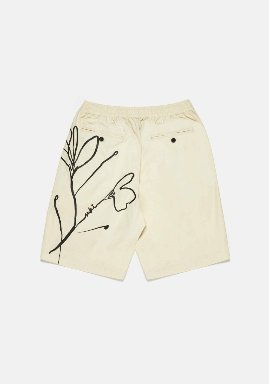 BOTTOMS MKI MIYUKI ZOKU | Mki Floral Cotton Linen Shorts