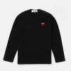 TOPS MKI MIYUKI ZOKU | Comme Des Garcons Red Heart Long Sleeve