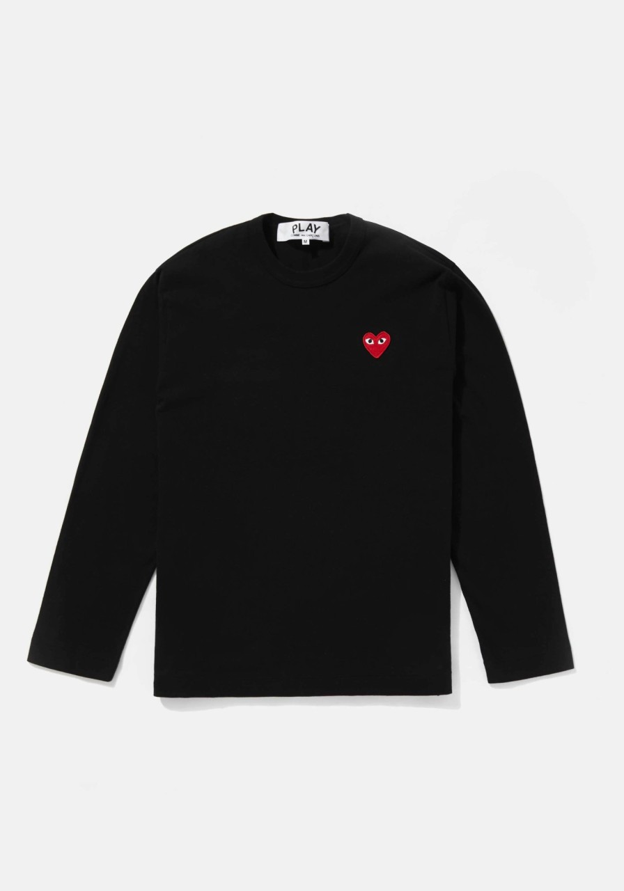 TOPS MKI MIYUKI ZOKU | Comme Des Garcons Red Heart Long Sleeve