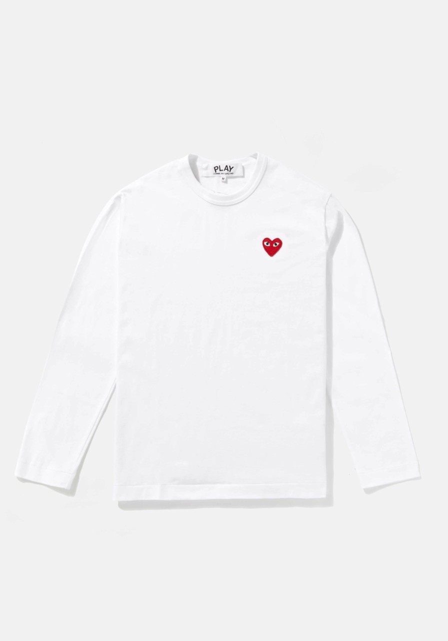 TOPS MKI MIYUKI ZOKU | Comme Des Garcons Red Heart Long Sleeve