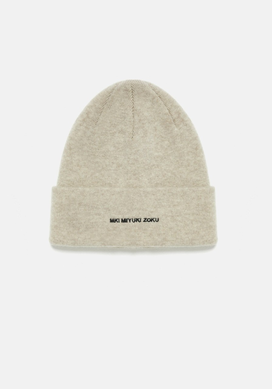 ACCESSORIES MKI MIYUKI ZOKU | Mki Embroidered Merino Beanie